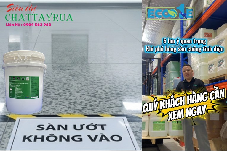 5 Lưu Ý Khi Phủ Bóng Sàn Chống Tĩnh Điện Doanh Nghiệp Cần Biết